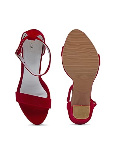 Image of Misto Women's and Girl's Formal Casual Suede Leather Block Heel Sandal