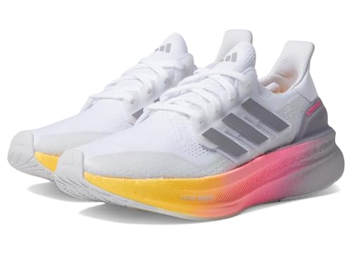 adidas Ultraboost 5 Running, Zapatillas Mujer, White Glory Grey Lucid Pink, 42 EU