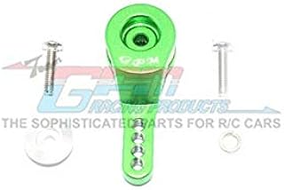 GPM for Traxxas TRX-4 Defender / Tactical Unit / Ford Upgrade Parts Aluminum 23T Servo Horn with Built-in Spring (4 Positioning Holes) - 1Pc Set Green