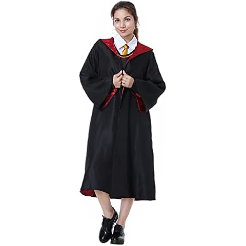 Bilicos Erwachsene Deluxe Kostüm Schuluniform Suit Rock Robe Cover