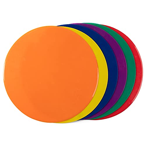 Champion Sports MSPSET Poly Spot Markers for Sports Activities, and Social Distancing - 10-inch, Set of 6 - Multicolor - Image 3