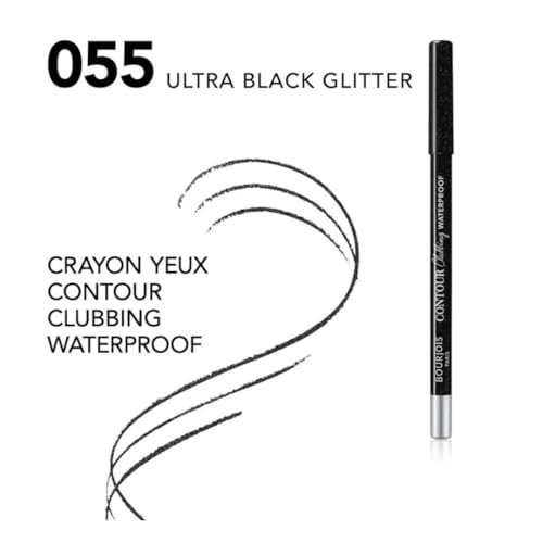 Contour Clubbing Waterproof Black Ultra Glitter T55 miniatura 5