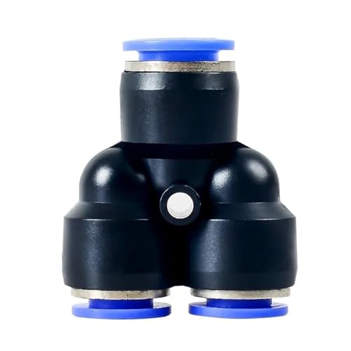 Conector neumático de plástico PY-10 en forma de Y para tubo de 10mm