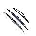 Price comparison product image Clio Hatchback MK 2 Phase 2 (2001 to 2009) Wiper Blade Set X3 Front Rear - M.O.T. Test Compliant