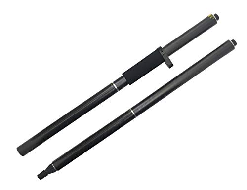 Mountlaser GPS 2 Meter 4 Section Rod, Surveying Rod RTK Carbon Fibre with Bubble for Land Surveying & Engineering GNSS (GLS24) - Image 2