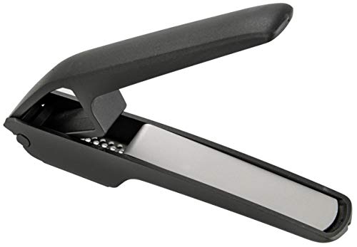 Fackelmann Spremiaglio in plastica, Nero/Argento