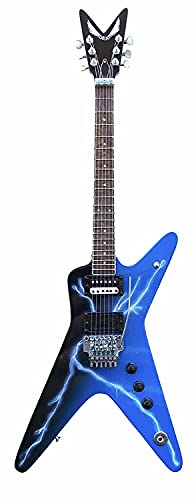Dimebag Darrell Pantera Dean From Hell Lightning Bolt Mini Guitar Replica Collectible