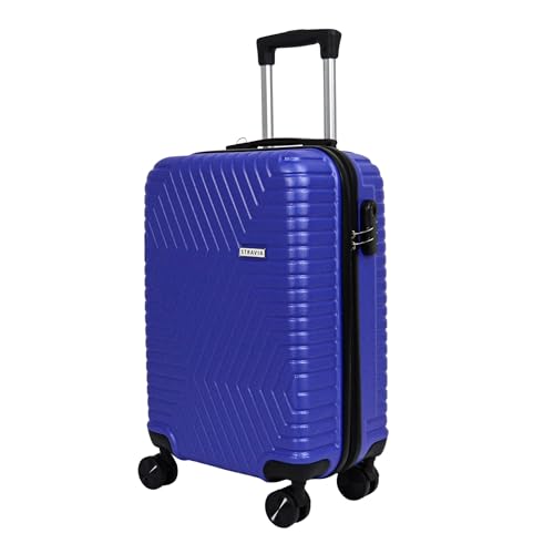 STRAVIA – Del – Valise Cabine 55 cm – Bagage à Main Avion – ABS Légère et Résistante – Serrure à Code Sécurisée – 4 Roues Double Ultra...