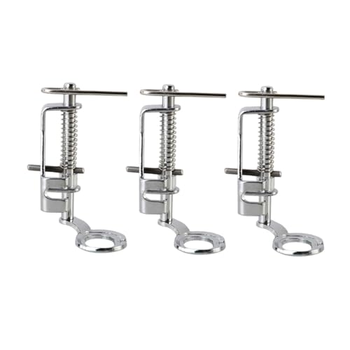 3 Piezas Pies Prensatela Metalico para Máquina de Coser