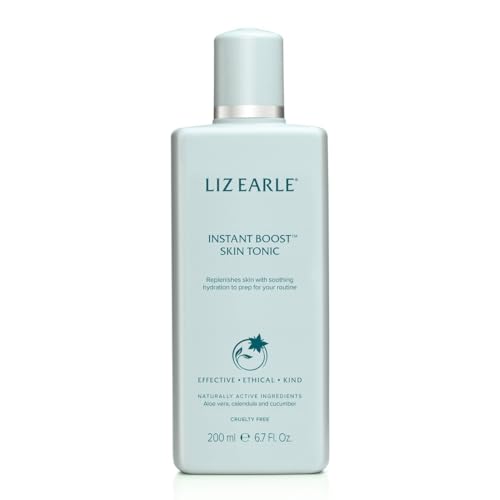 Liz Earle Instant Boost Skin Tonic Face Toner - Hydrating Facial Toner for Dry Skin Enriched with Aloe Vera, Soothing Calendula & Vitamin E to Refresh and Revitalize Complexion (200 ml)