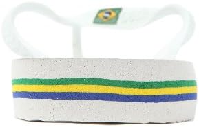 Havaianas Women's Brazil Flip Flop Sandal, White, 11/12 M US | Image 5