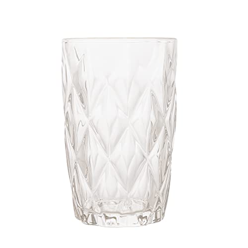 Conjunto 6 Copos Altos de Vidro com Fio de Ouro Diamond 350ml - Lyor