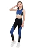 Freebily Ropa Deporte Danza Niñas Crop Top Corto Espalda Cruzada y Leggings...