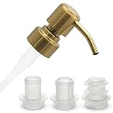 ALTGLAS Seifenspender Pumpkopf 'Zagreb' - Edelstahl Aufsatz mit Set aus 3 Dichtungsringen für...