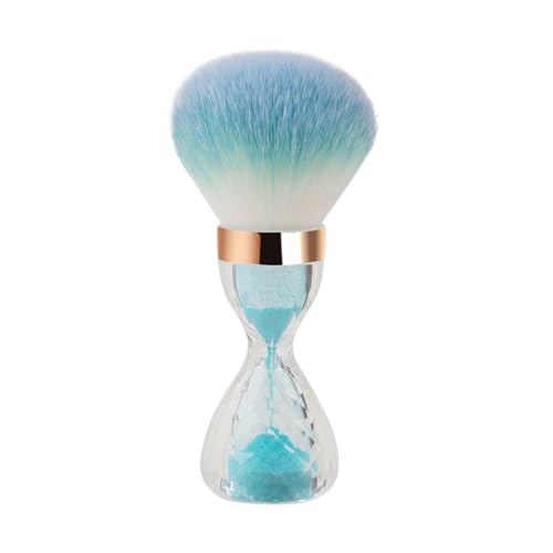 Brocha Para Maquillaje Facial - Brocha De Polvos Minerales - Diseño De Mango Ergonómico Portátil Para Aplicación De Maquillaje En Cara Cuello Brazos Espalda