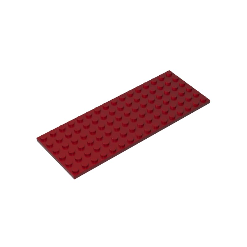 GDS-558 Compatible with LEGO Bricks 3027 Plate 6x16, Dark Red, 10 PCS โ image 1