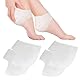4 Stück Fersenschutz Silikon Fersenpolster für Schuhe Soft Gel- Silikon Pads für Fersenschmerzen Plantarfasziitis Geeignet für Fersenschmerzen Trockene Rissige Achillessehne Gelpolster
