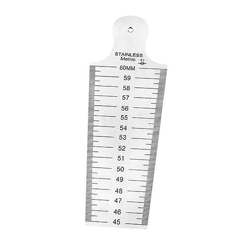 CHILDWEET High Precision Welding Inspection Gauge Taper Metric Ruler Rustproof for Mechanic Use