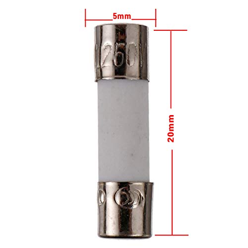 Bojack F10Al250V 5X20 Mm 10A 250V Fast-Blow Ceramic Fuses 10 Amp 250 Volt 0.2X0.78 Inch Ceramic Tube Fuses (Pack Of 20 Pcs) #TOP2