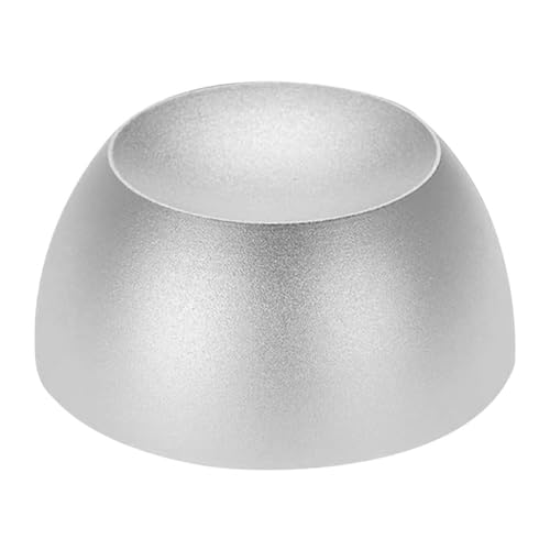 Tiardey Removedor de etiquetas de seguridad con imán desprendible, etiquetas EAS, removedor de etiquetas para ropa con revestimiento magnético de aluminio, metal gris plateado, forma redonda