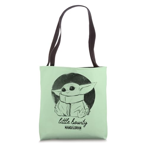 Sac cabas The Child Star Wars Mandalorian en toile imprimé croquis pour fan de pop culture