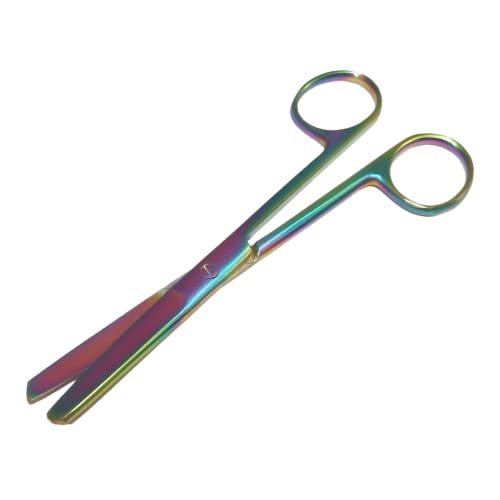 Ciseaux de pansement multicolores DS14-Multi 14 cm pour infirmières, étudiants, bandages, vétérinaires (émoussé) Cover