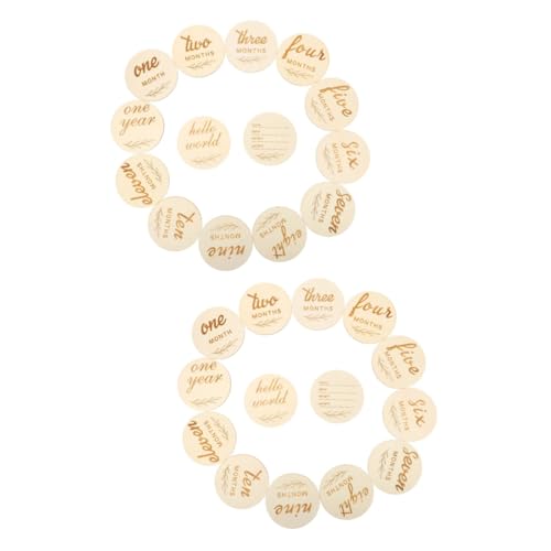 Accessoires photographiques naissance | Kit 28 plaques mois bébé VICASKY