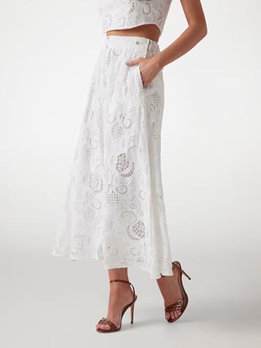 Eco Domitille Long Embroidered Skirt2