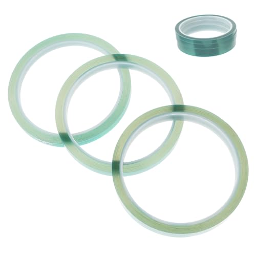 SOLUSTRE 6 Piezas cinta spray pegajoso espuma aislante de CA transparente embalaje barniz spray cinta adhesiva para el hogar cintas resistentes calor la mascota Green