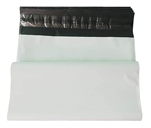 White Poly Mailers 12 X 15.5 Inch 12 Pcs, Self-Sealing Shipping Plastic Bag