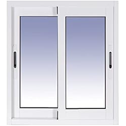 Ventanastock Aluminio 500x600 Corredera 2 hojas con cristal carglass (Climalit Mate)