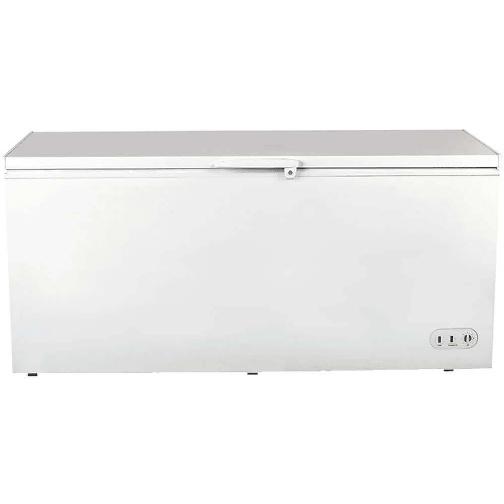 71.3” Wide Solid Hinged Top Commercial Sub Zero Chest Freezer Locking Lid NSF Garage Ready Keeps Food Frozen for 2 Days in Case of Power Outage by MAXX Cold – Model MXSH19.4S