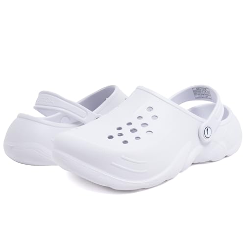 Image of Nautica Kids Clog Sandals - Slip-On Lightweight Water Shoes with Adjustable Heel Strap - Comfortable EVA Slip-Resistant Clogs for Boys & Girls - Toddler & Youth Sizes