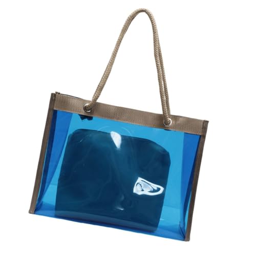Sac à main transparent PVC grande capacité contre les attentes aux fouilles