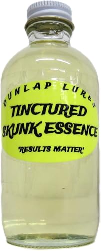 Dunlap's Tinctured Skunk Essence Lure/Ingredient - Dunlap Lures Trapping Supplies Large 4 Ounce Bottle