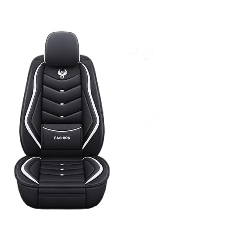 Housses de siège universelles cuir MBZ C200 C350 C450 G350D : protection auto noire et blanche