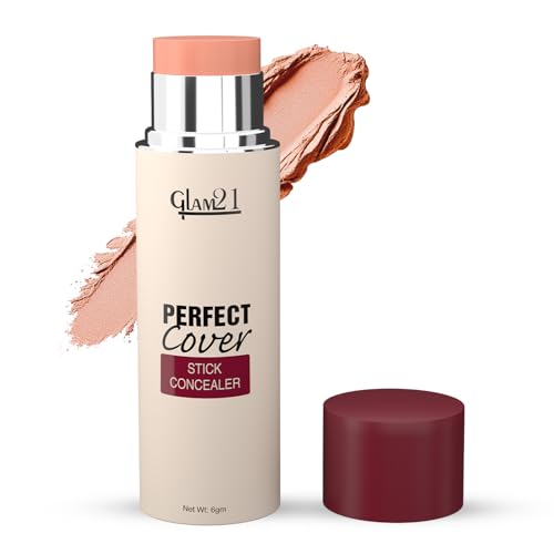 Image of Glam21 Perfect cover stick concealer| Waterproof With Full Coverage |Easily Blendable Concealer | CreamyTexture | Matte Finish | Weightless and breathable Formula | Long Lasting|Sand Sable| 6gm