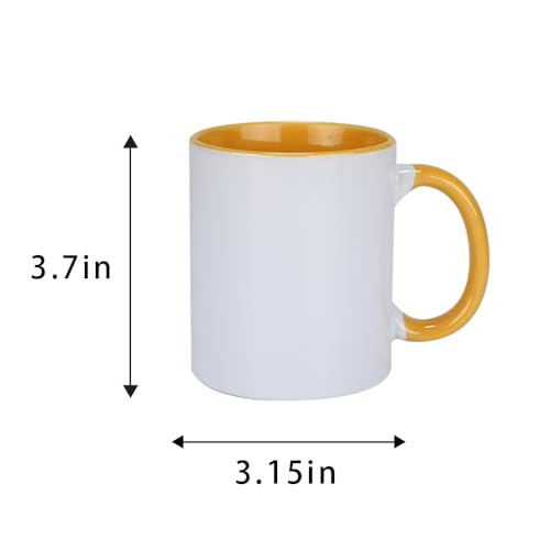 Set de 12 Mugs de cerámica 11oz para sublimación miniatura 2