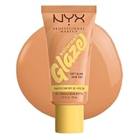 NYX Professional Makeup Foundation für alle Hauttypen, Mit Sheabutter, Mangobutter und Niacinamide, LSF 30 gegen UVA- und UVB-Strahlen, Buttermelt Glaze, Farbton: 02 Vanilla Bean Butta
