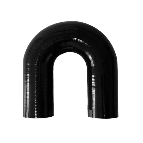 Haturmyko 180 Degree U Bend Shape Silicone Coupler Hose 1.75