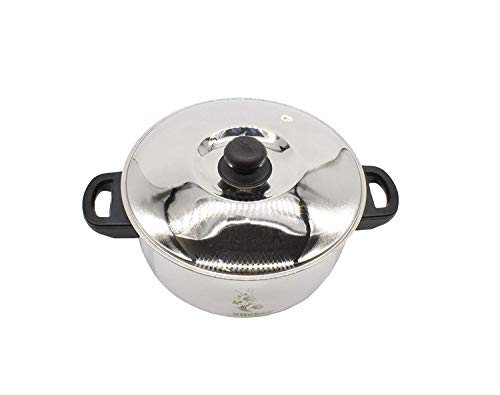 Image of Stainless Steel Casserole /Hot Pot /Serving Pot (1000 ml)