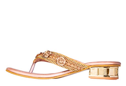 Image of Khadims Women Pink Casual Slip-On Sandal-65106565150001, 3 UK