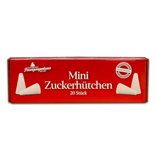 Feuerzangentasse Mini-Zucker-Hütchen (20 Stück) Original Mini Zuckerhütchen...