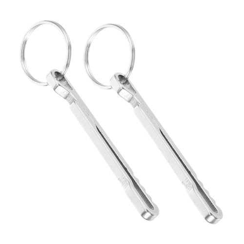 HANABASS Stylish Stainless Steel Waist Clip Money Clip Portable Keychain Holder Compact for Everyday Use