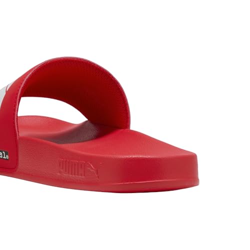 Image of PUMA Mens Formula 1 X Leadcat 2.0 Logo Slide Casual Sandals Casual - Red