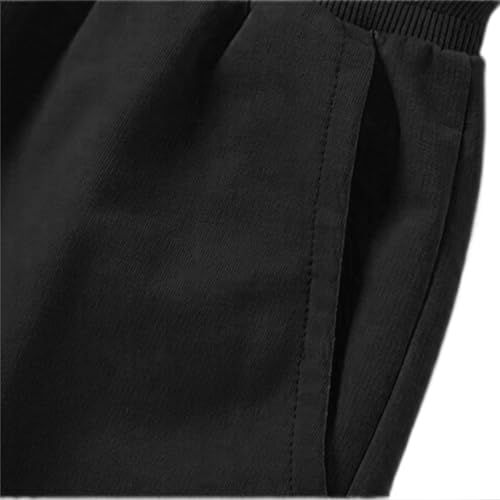 Dress Cici Men's Sports Shorts with Slash Pockets, Comfort Terry Cloth Shorts for Sports & Casual