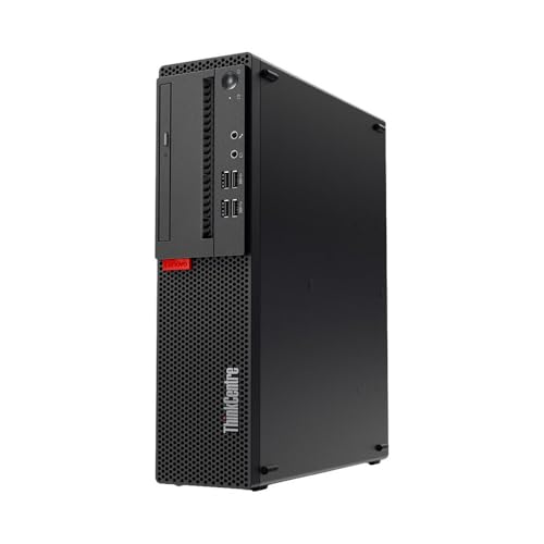 Image of Lenovo ThinkCentre M910s SFF Desktop PC, Core i5-6500, 16GB RAM, 512GB SSD, Wired Keyboard and Mouse, Wi-Fi Adapter, VGA, DisplayPort, Windows 11 Pro (Renewed)