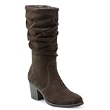 Earth Women's Vine Heeled Boots, Dark Brown 200, 9 M