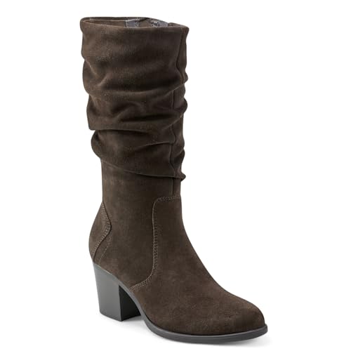 Bottes mi-mollet Vine Earth marron foncé taille 37.5 pour femme