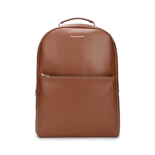 Image of Fastrack Textured Backpack | Textured Faux-Leather | Women'S Laptop Backpack | Stylish Everyday Essential